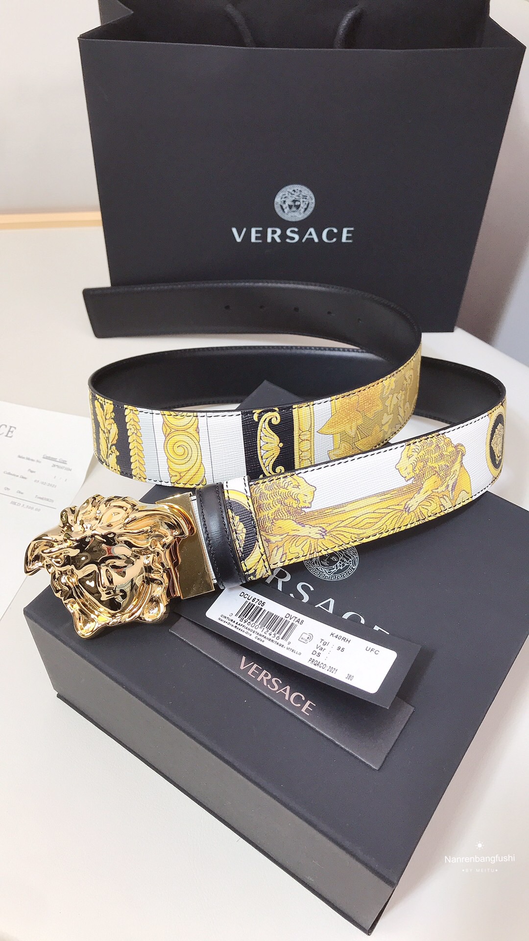 베르사체 2022 남성용 벨트 VC008 BT-A