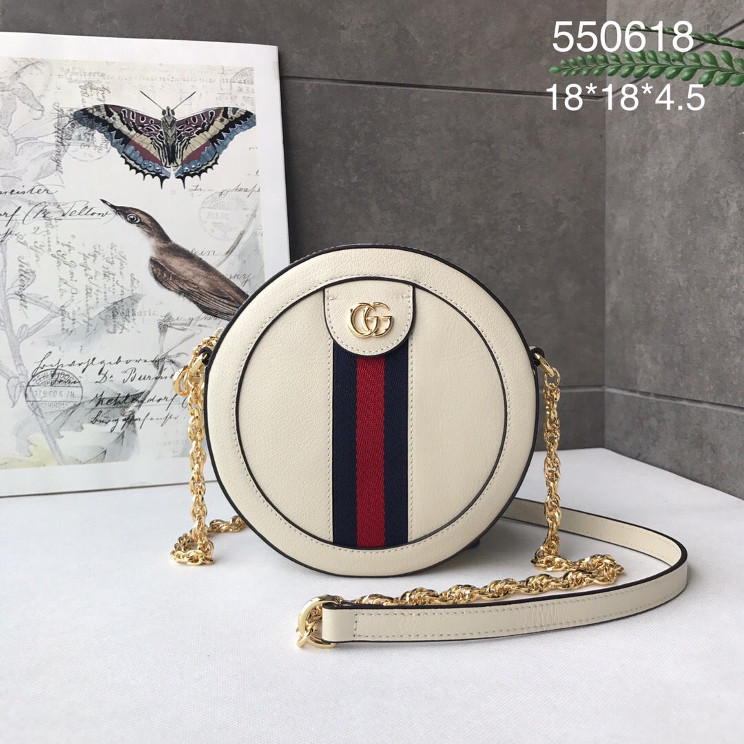 구찌 라운드 숄더백 550618 BG-GC