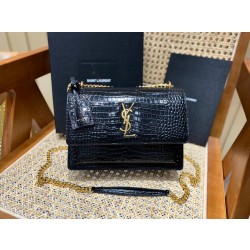 생로랑 선셋백 미듐 숄더백 442906 BG-SL