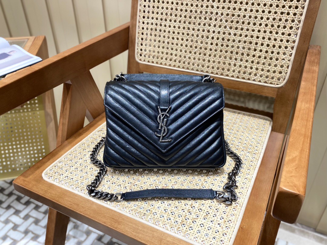 생로랑 컬리지 다이아몬드 퀼팅백 미듐  428056 BG-SL