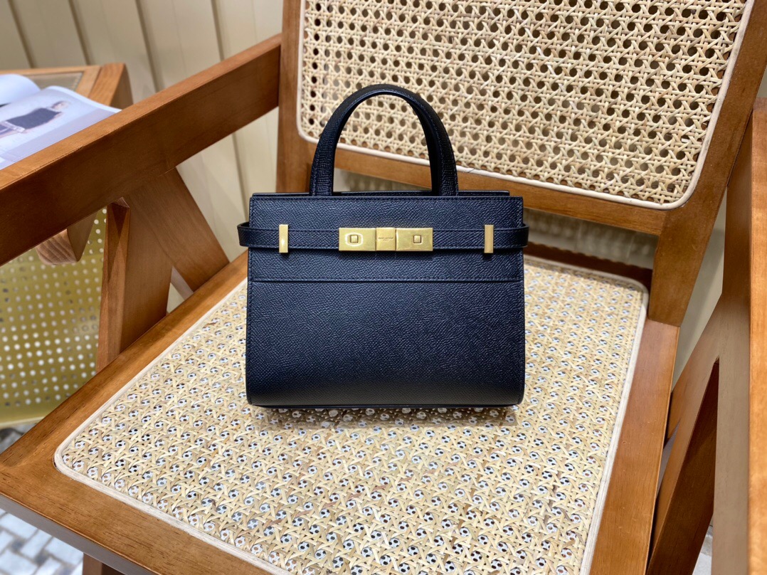 생로랑 나노 맨하탄 숄더 토트백 593741 BG-SL