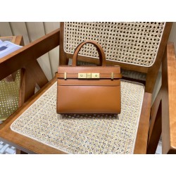 생로랑 나노 맨하탄 숄더 토트백 593741 BG-SL