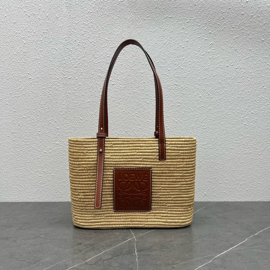 로에베 라피아 스퀘어 바스켓백 A223099 H6