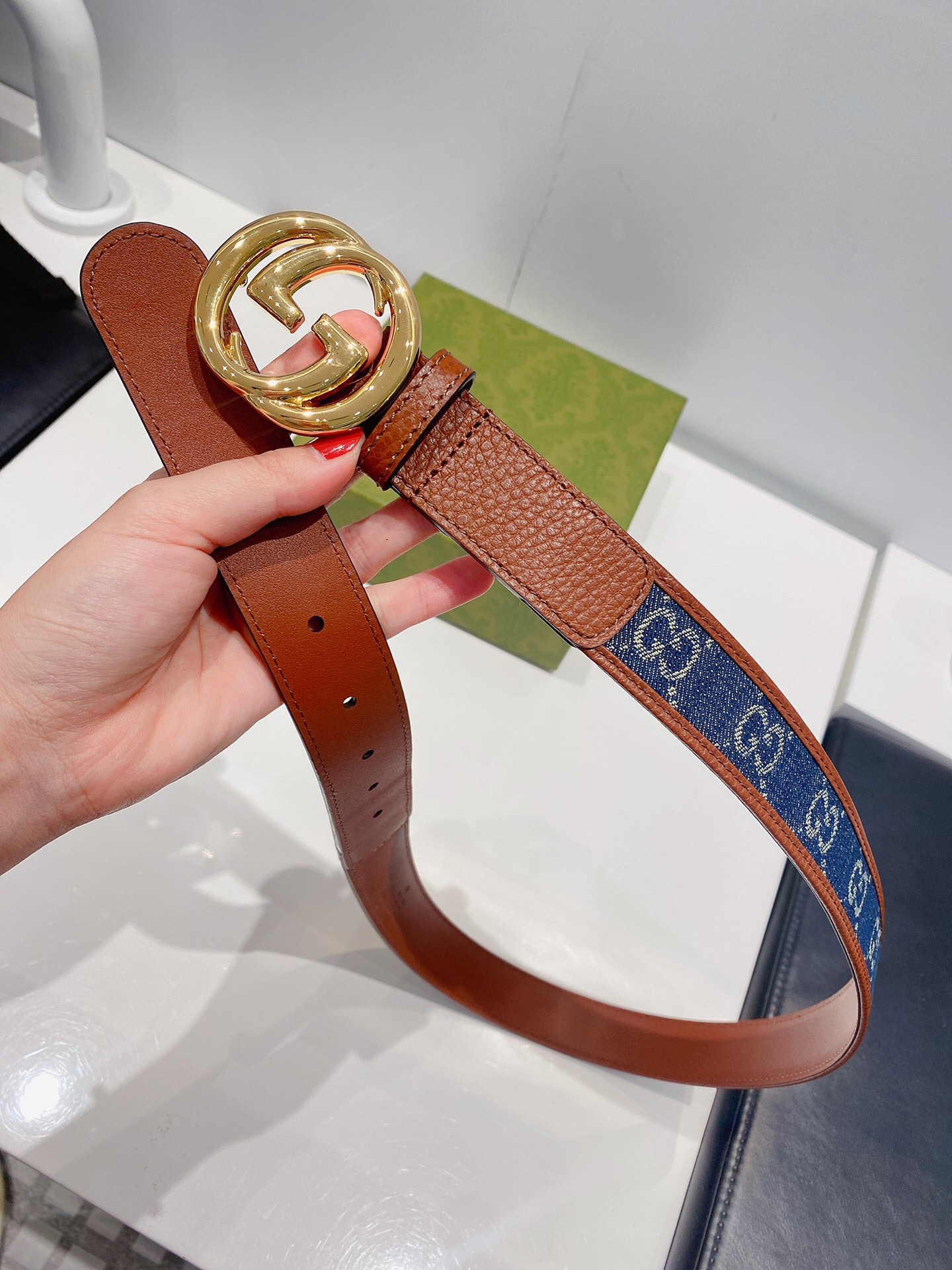 구찌 2022 남여공용 벨트 GC020 BT1