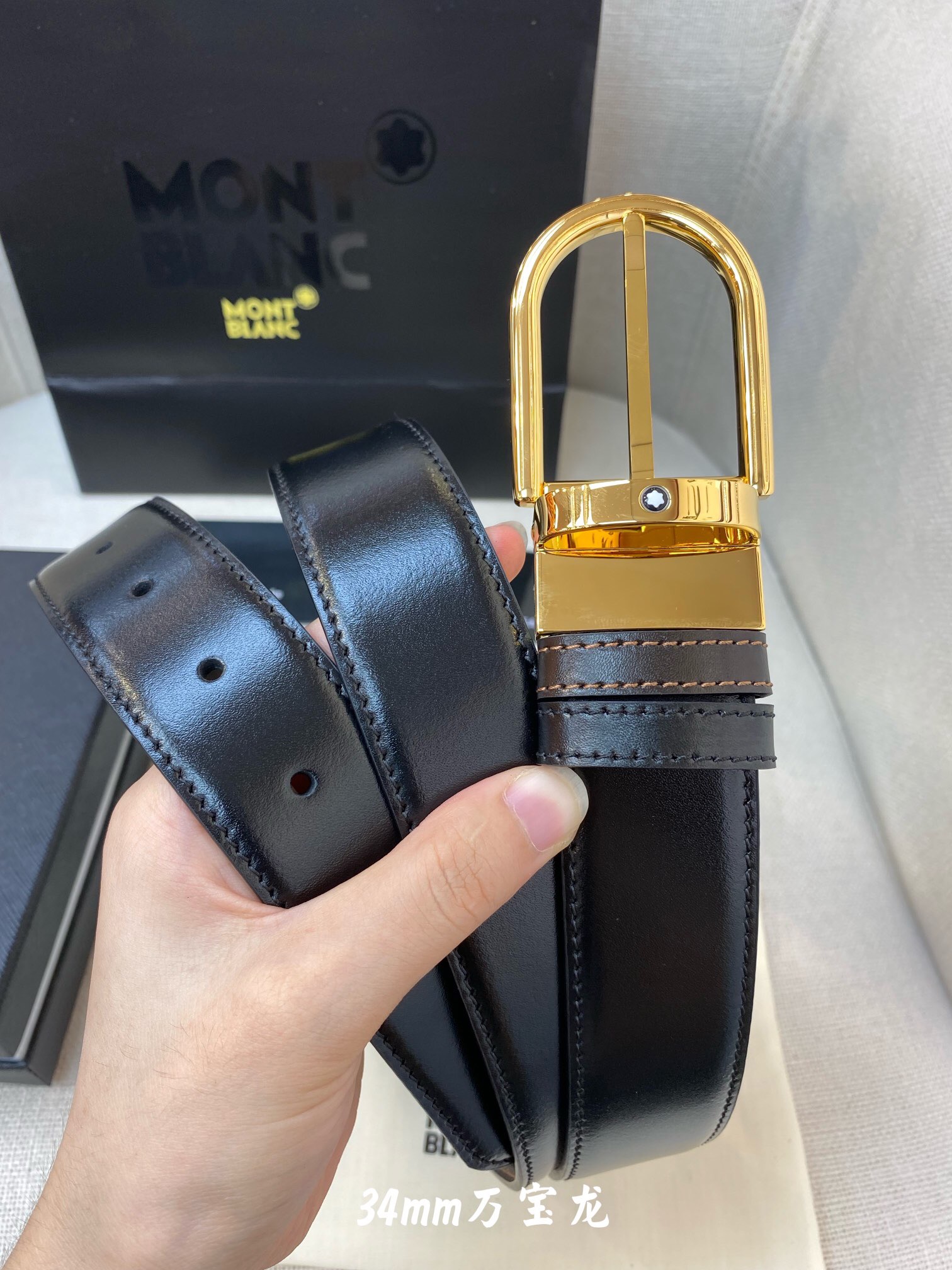 몽블랑 2022 남성용 벨트 MB009 BT1