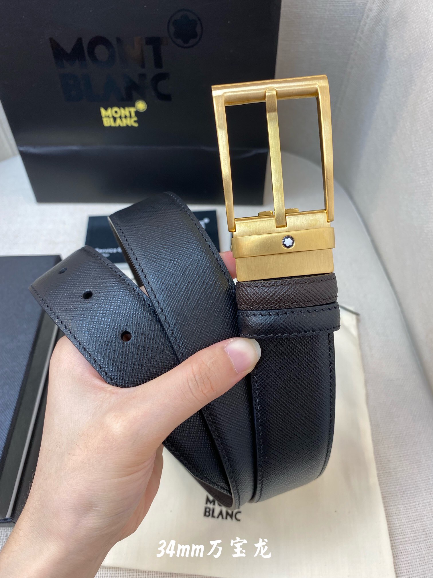 몽블랑 2022 남성용 벨트 MB011 BT1