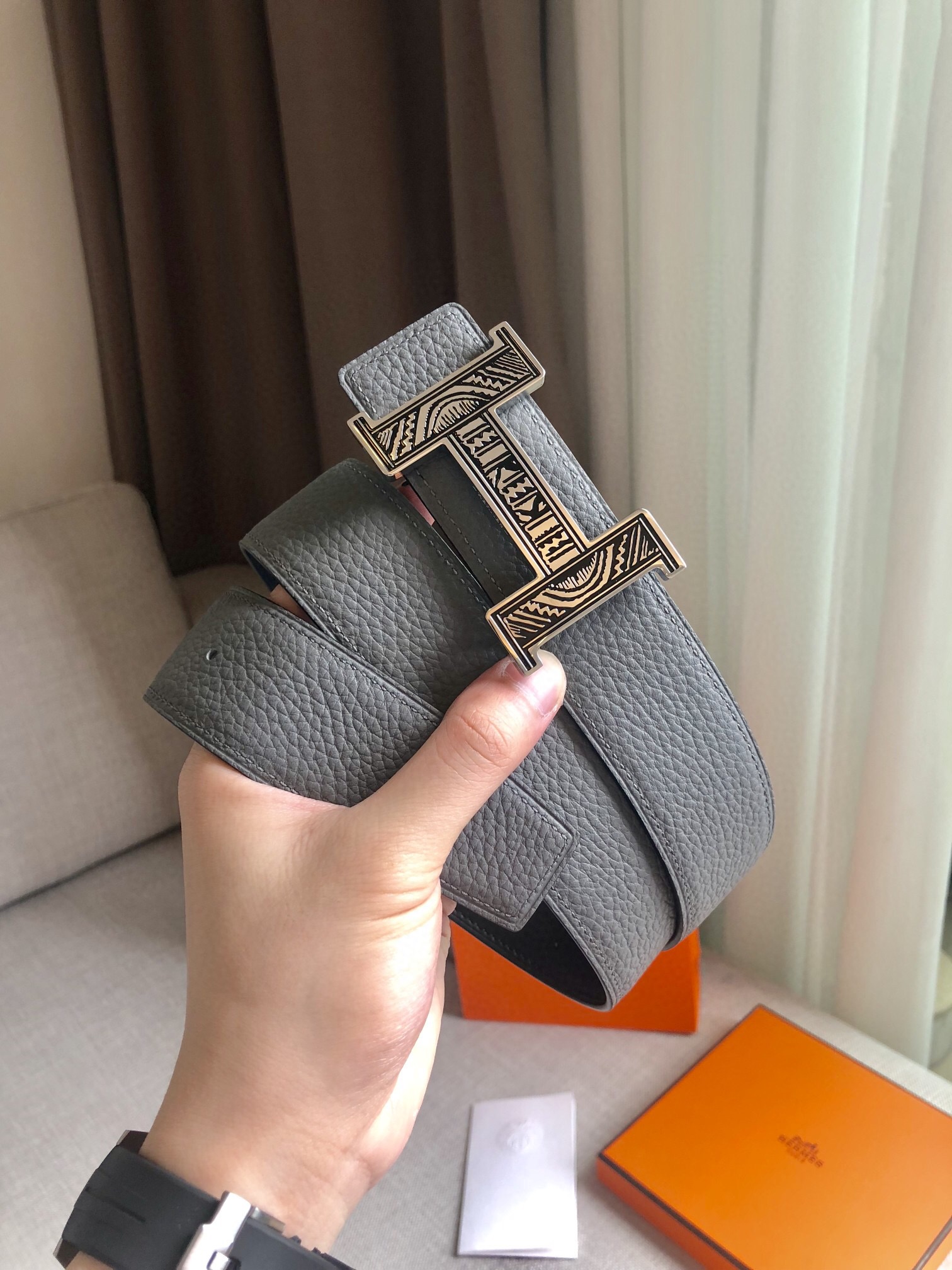 에르메스 2022 남성용 벨트 HM020 BT1