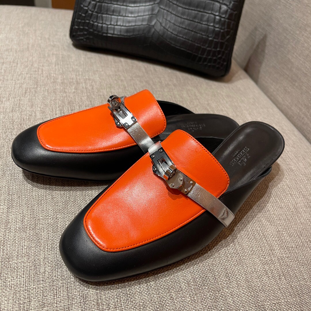 에르메스 2022 여성용 뮬 슬리퍼 WA617 S8