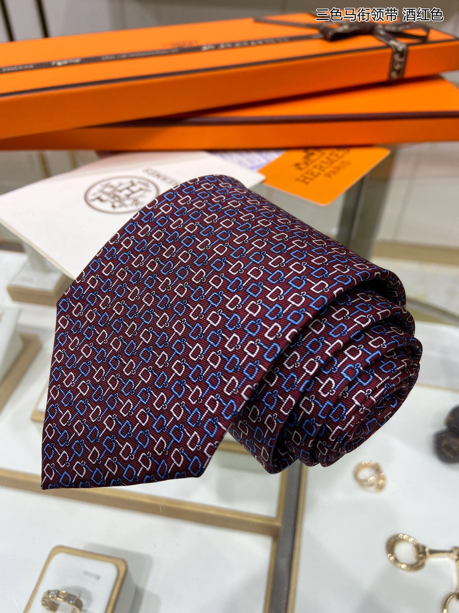 에르메스 2022 남성용 넥타이 SN005 GT