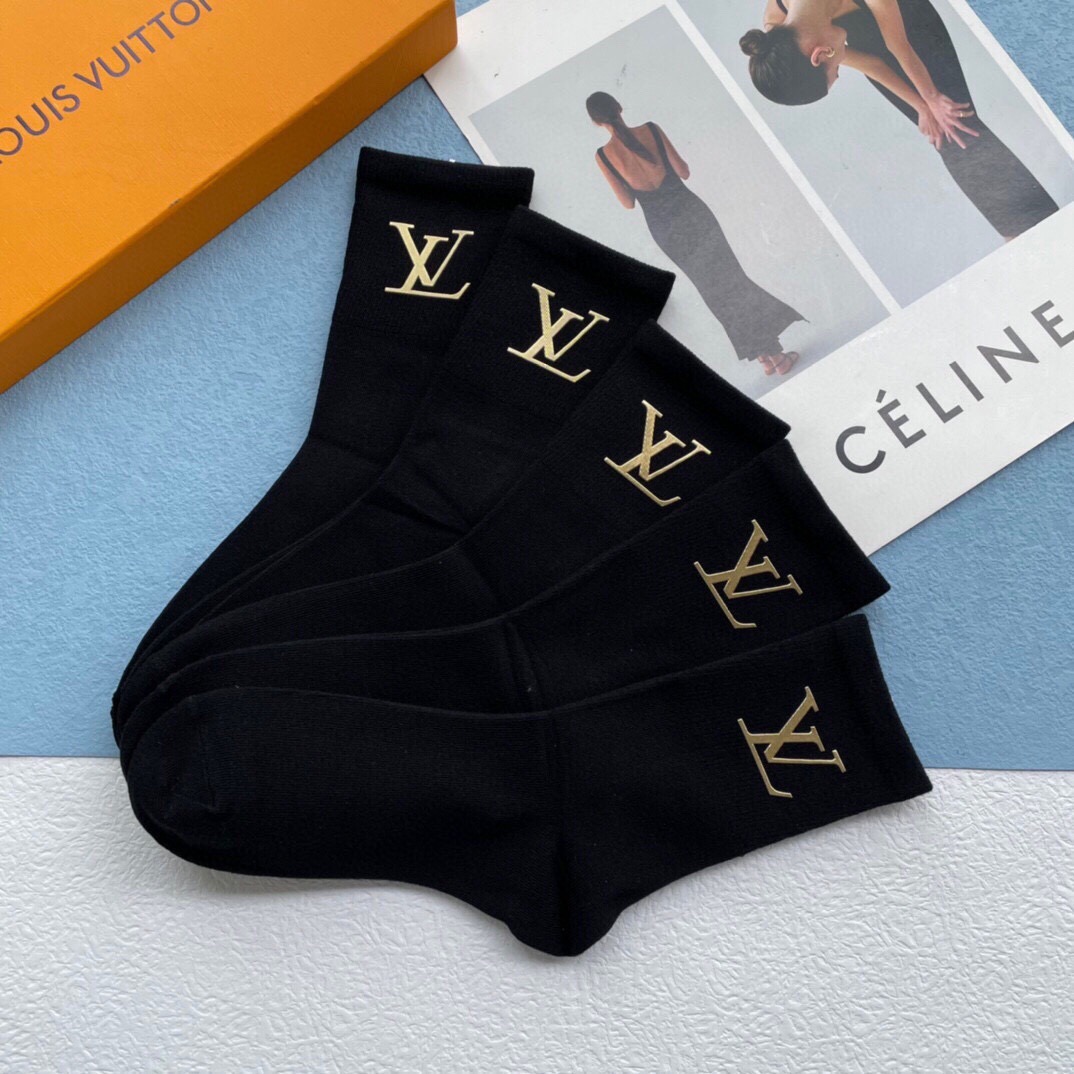 루이비통 2022 여성용 양말세트  SN026 GT