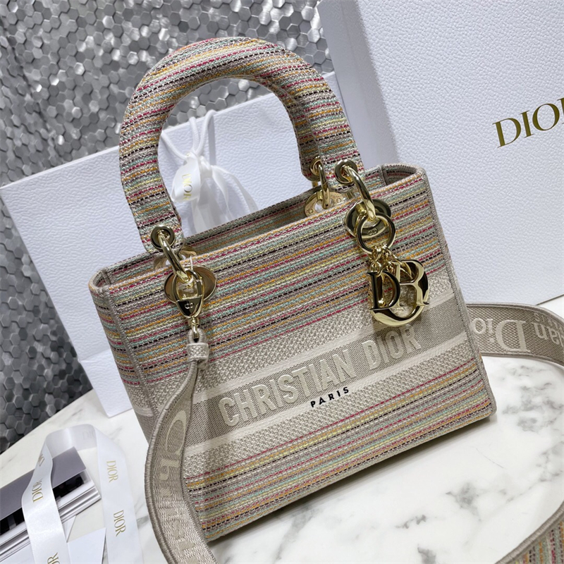 크리스챤 디올 미디움 레이디백   M0565 LI