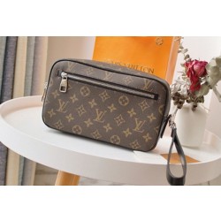 루이비통 카사이 클러치 다미에 에벤 캔버스 N41663 XL
