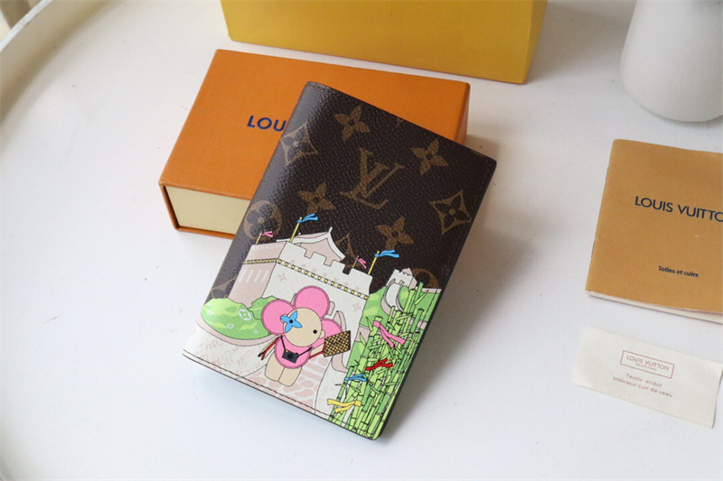 루이비통 모노그램 코팅 캔버스 패스포트 커버 M80866 XL