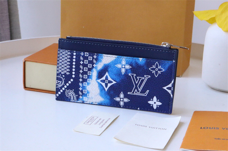 루이비통 모노그램 반다나 코인 카드 홀더  M81432 XL