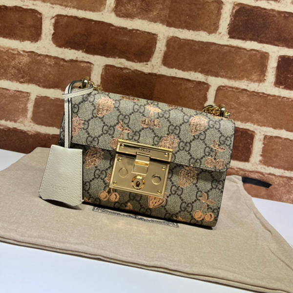 구찌 패들락 스몰 GG 숄더백 409487 BG-GC