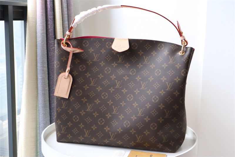 루이비통 그레이스풀 MM 모노그램 캔버스 핑크 M43703 XL