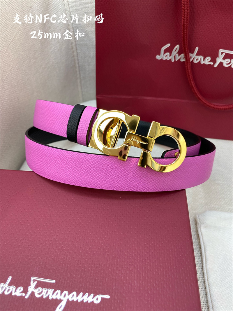 페레가모 2022 여성용 양면벨트 WA1351 BT1