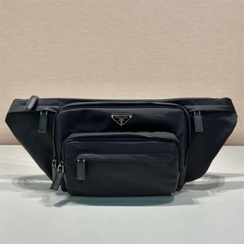 프라다 바디 백 가방 나일론 블랙 남성 2VL003 PD1-B