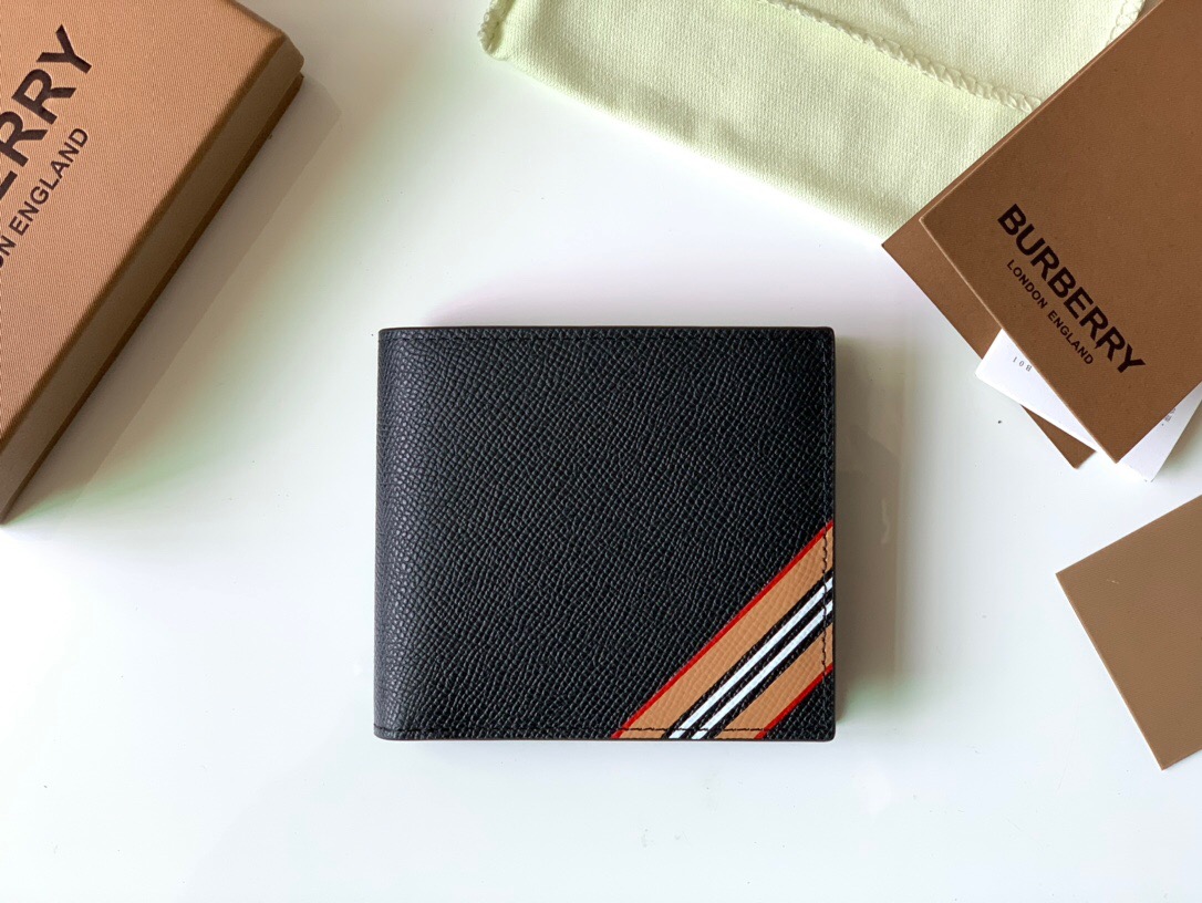 버버리 아이콘 스트라이프  반지갑  80330721 BG-GC