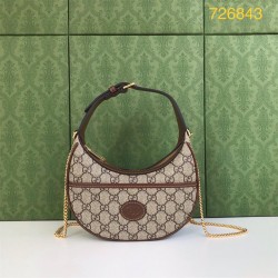 구찌 하프 문 쉐입 미니 백 726843 BG-GC