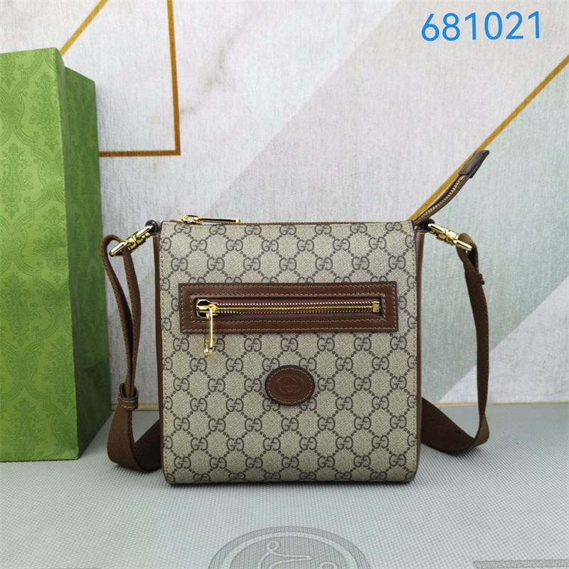 구찌 수프림 캔버스 크로스백 681021 BG-GC