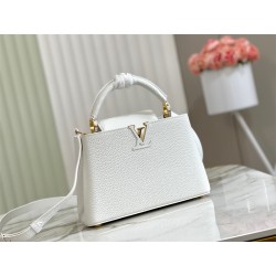 루이비통 카푸신 토트백 BB 화이트 M55832 GZ