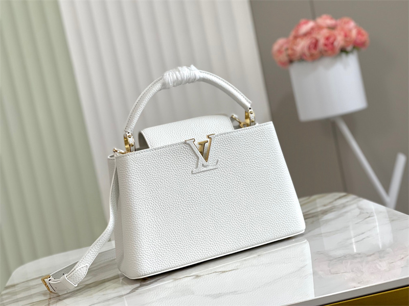 루이비통 카푸신 토트백 BB 화이트 M55832 GZ