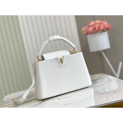 루이비통 카푸신 토트백 BB 화이트 M55832 GZ