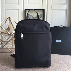 프라다 남성 사이드 로고 패치 테수토 나일론 백팩  2VZ021 PD1-B