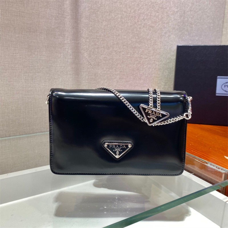 프라다 브러시드 체인 숄더백 1BD307 PD1-B