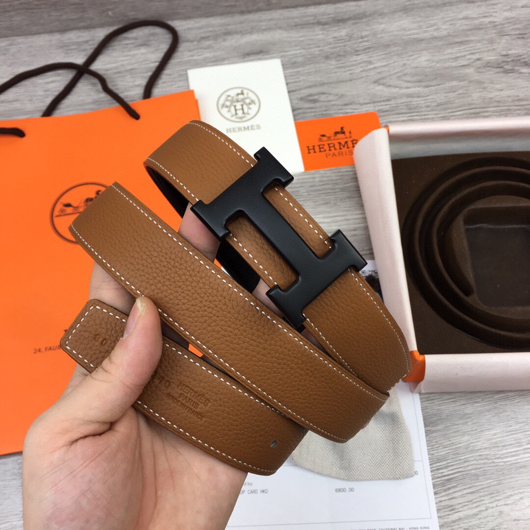 에르메스 2023 남성용 양면벨트 HM079 GD