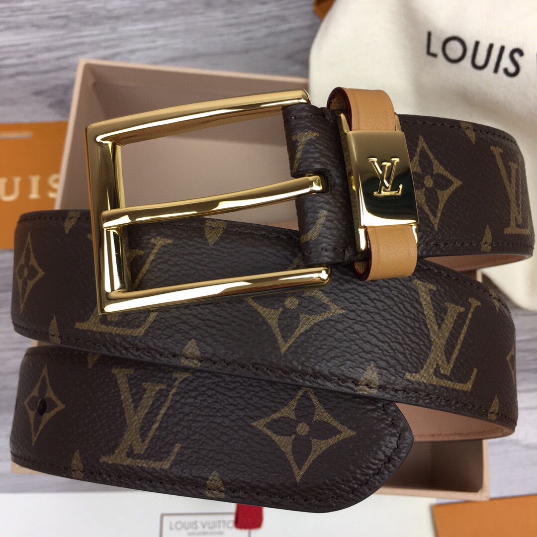 루이비통 2023 남성용 벨트 LV127 GD