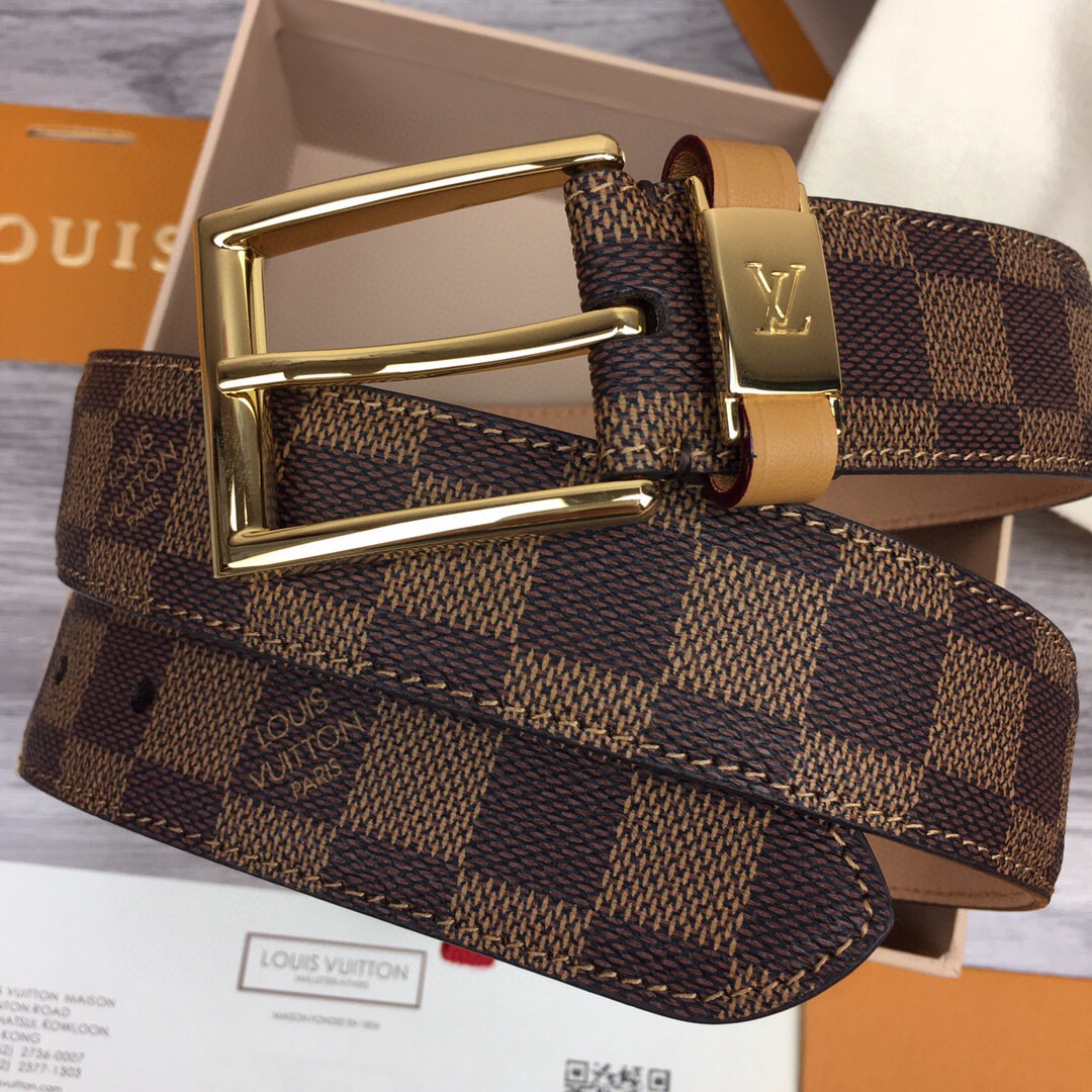 루이비통 2023 남성용 벨트 LV128 GD