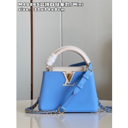 루이비통 카퓌신 미니 블루 M22055 GZ