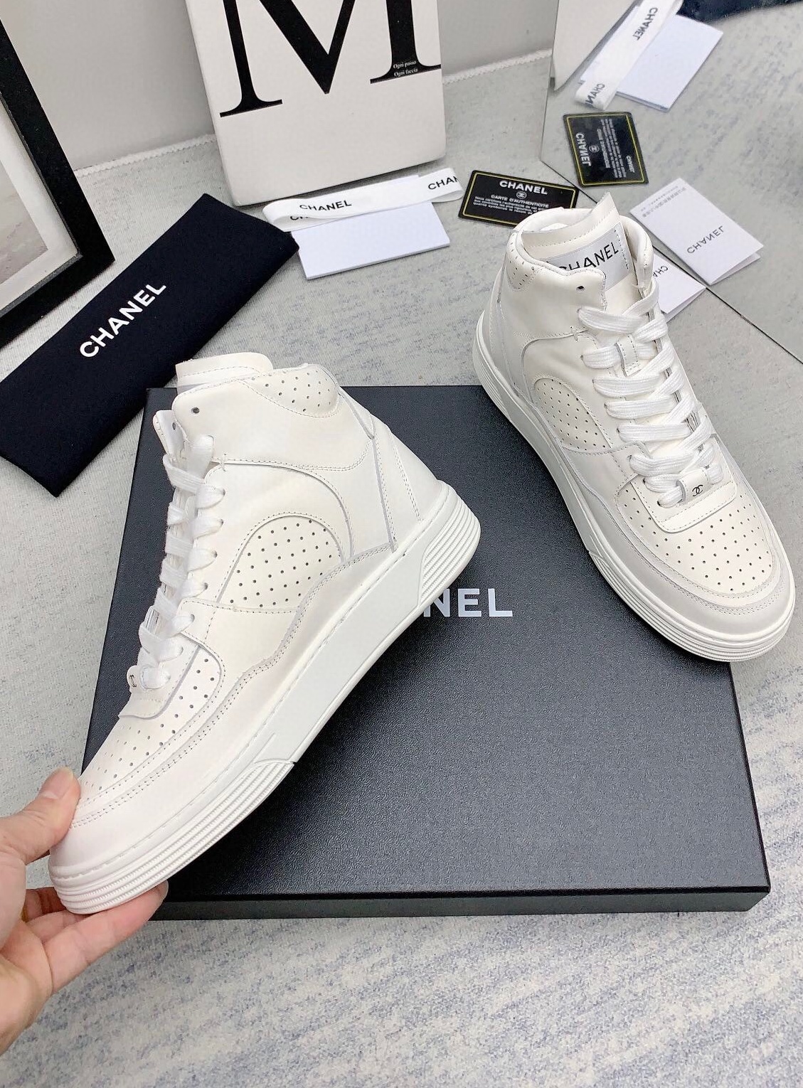 샤넬 2024 여성용 하이탑 WA3113 SH-D