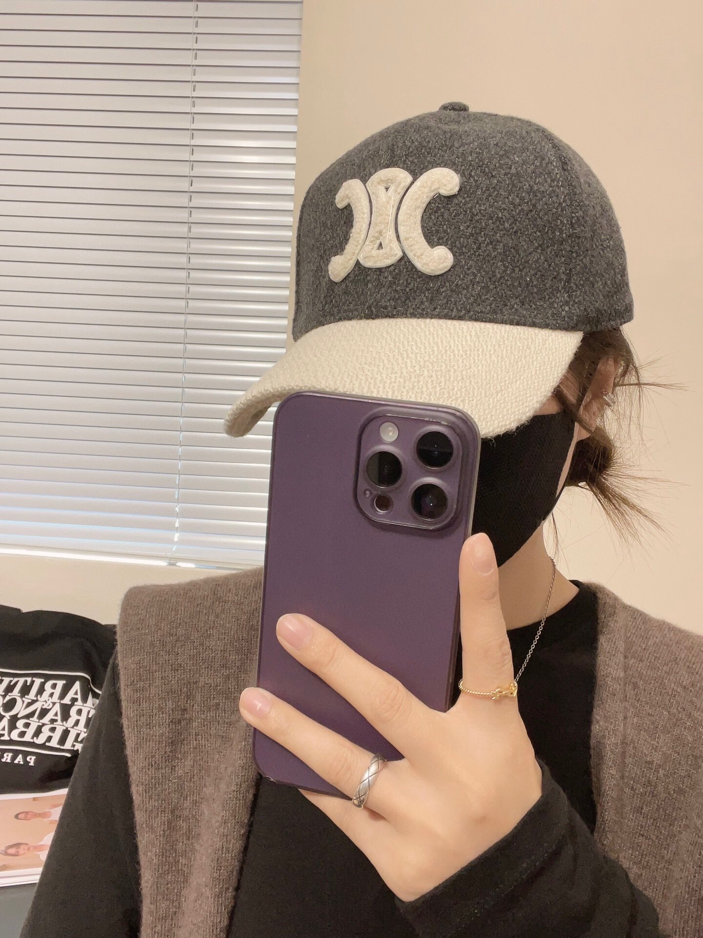 셀린느 남여공용 볼캡 모자 SN875 GT