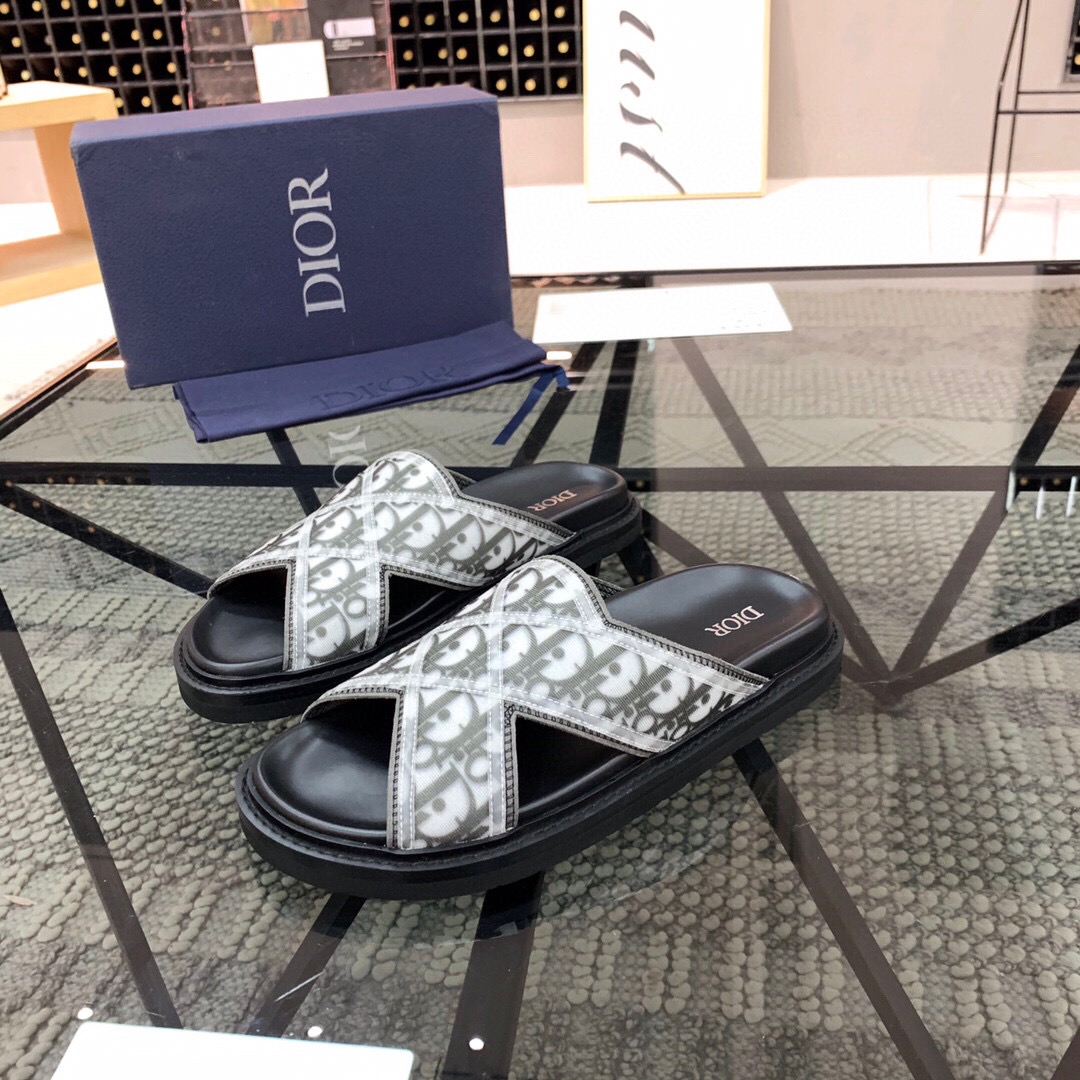 크리스챤 디올 2024 남성용 슬리퍼 CD221 SH-E