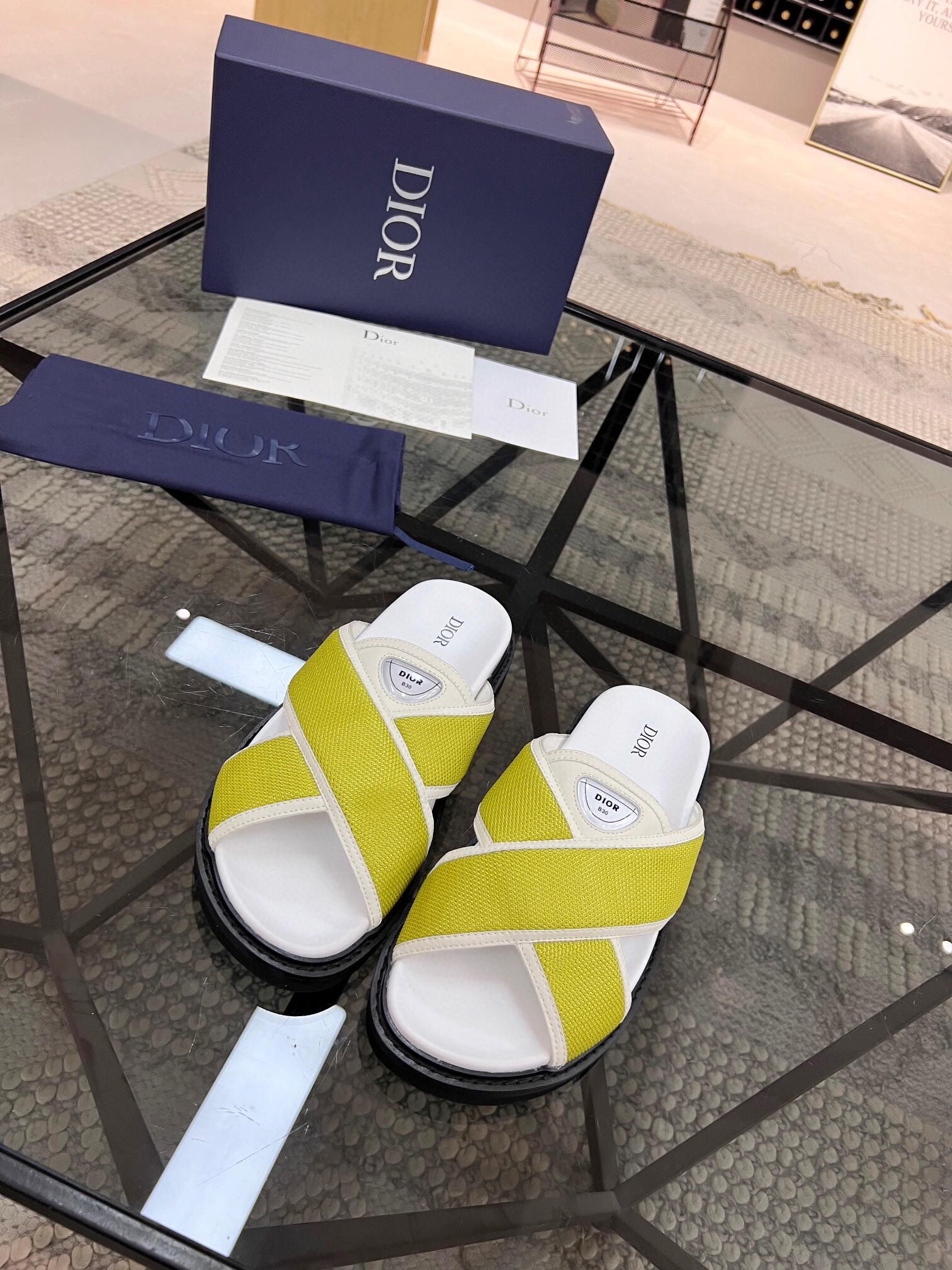 크리스챤 디올 2024 남성용 슬리퍼 CD228 SH-E