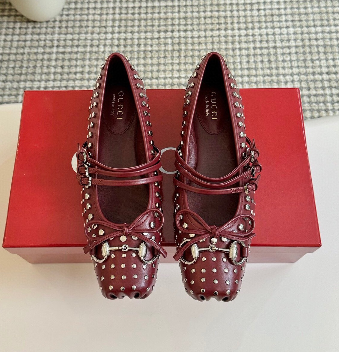 구찌  2024 여성용 플랫 슈즈 WA4082 DN