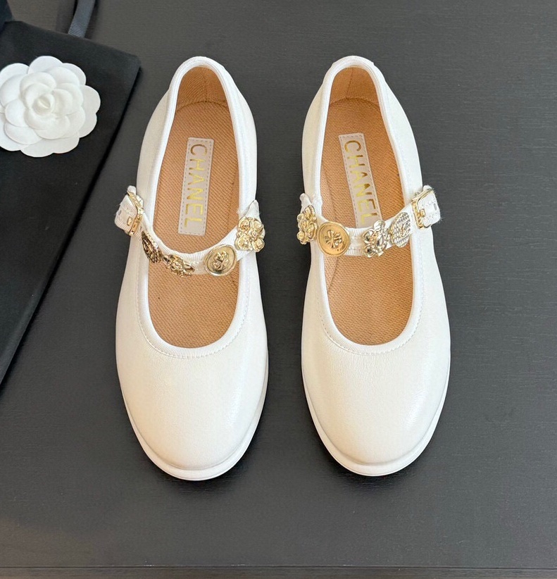 샤넬  2024 여성용 플랫 슈즈 WA4090 DN