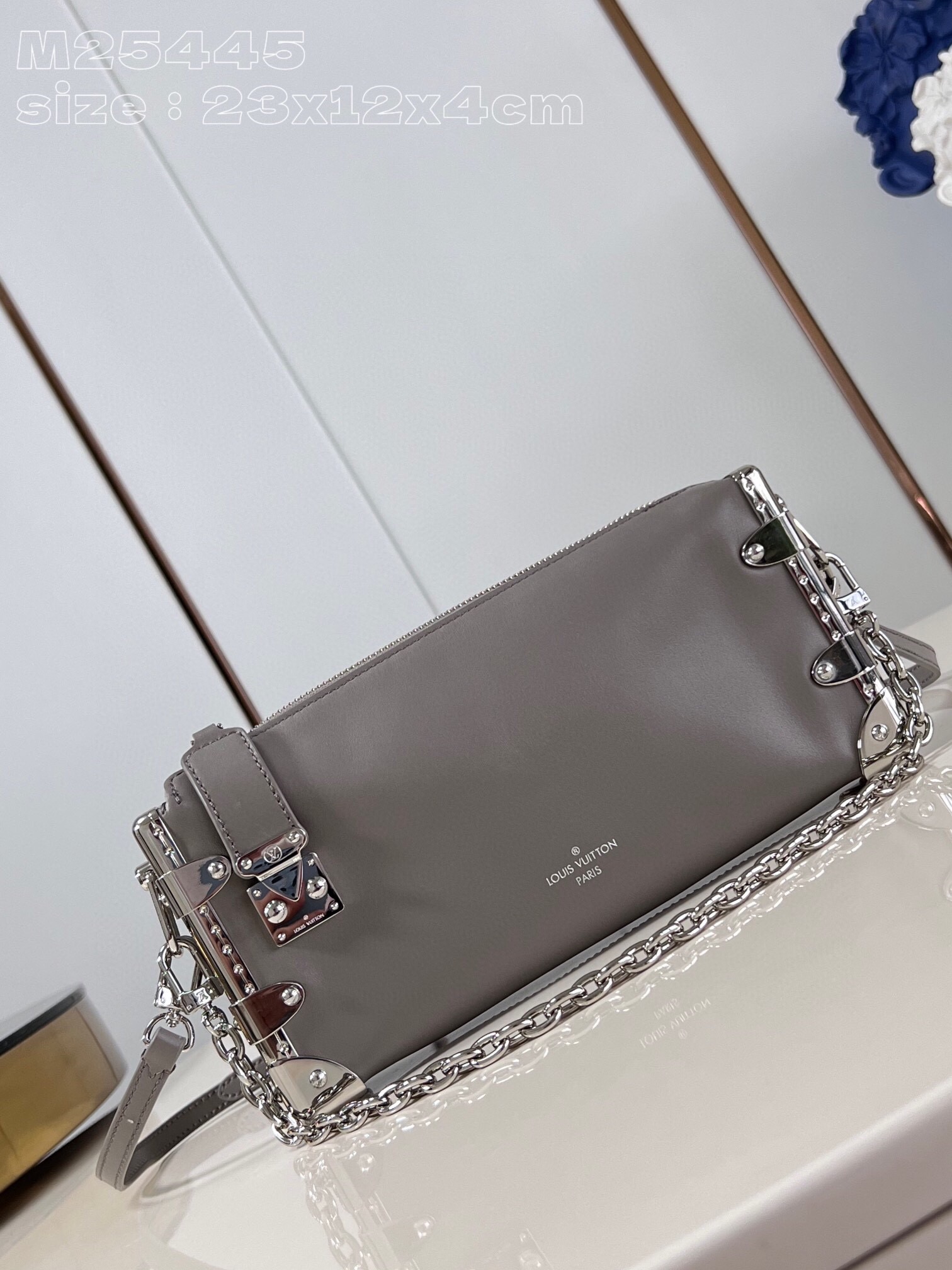 루이비통 슬림 트렁크 크로스백 그레이 M25445 GZ