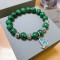 발렌시아가 24SS B로고 말라카이트 팔찌, SN940 AGG