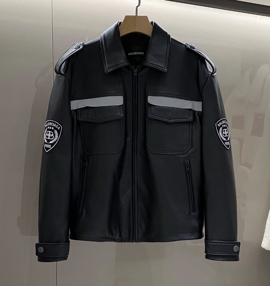 발렌시아가 2024 남성용 양가죽자켓 BL1092 YJ