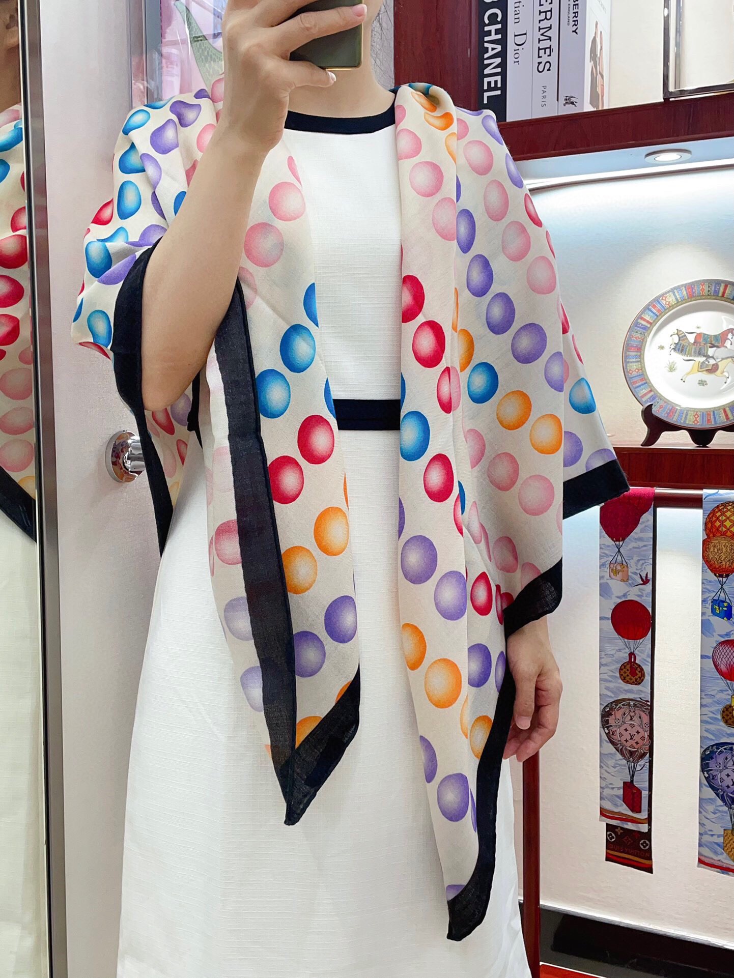 샤넬 캐시미어70+실크30 스카프 SN1004 SG1_A