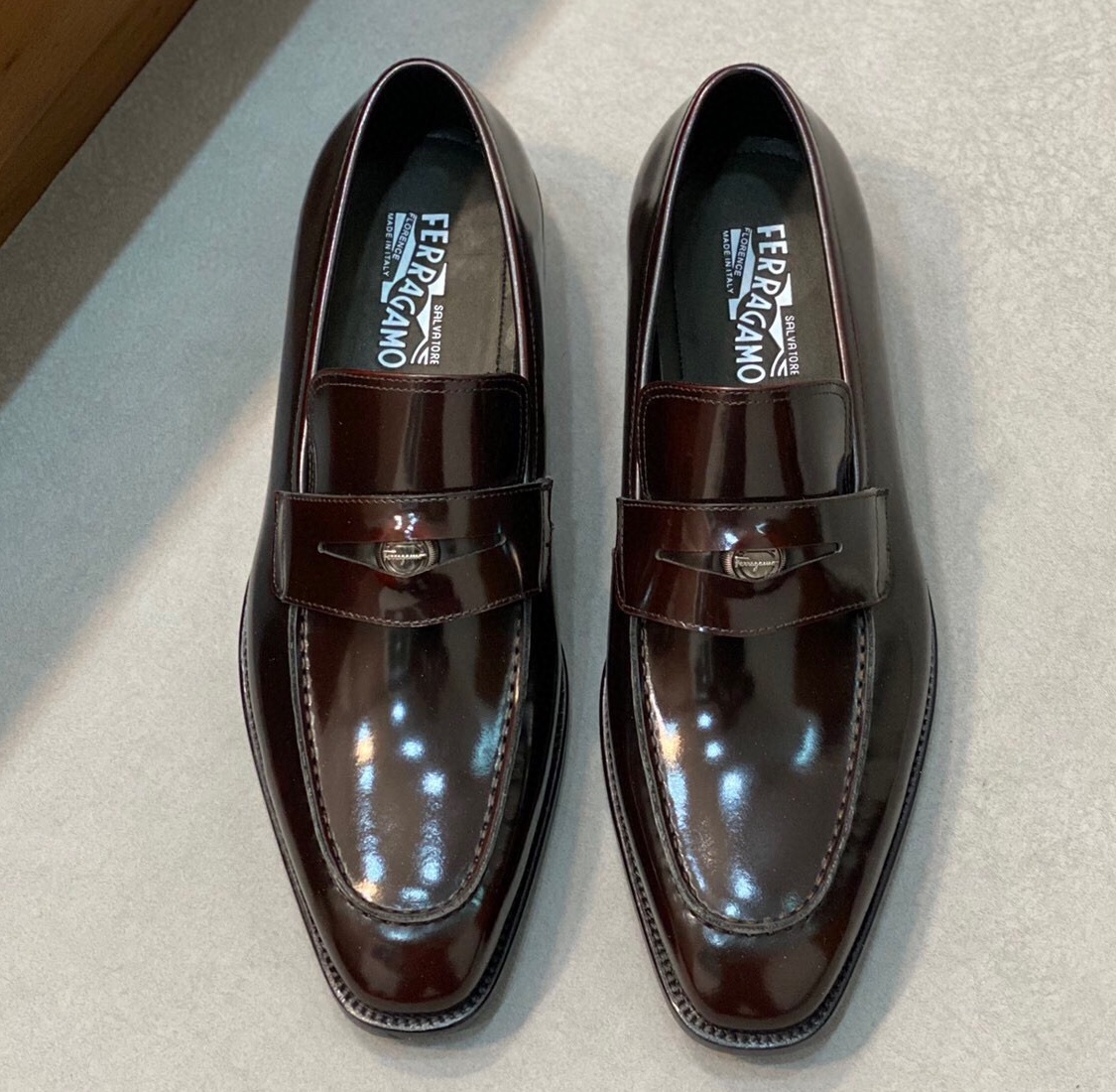 페라가모 2024 남성용 로퍼 FG185 SH-E