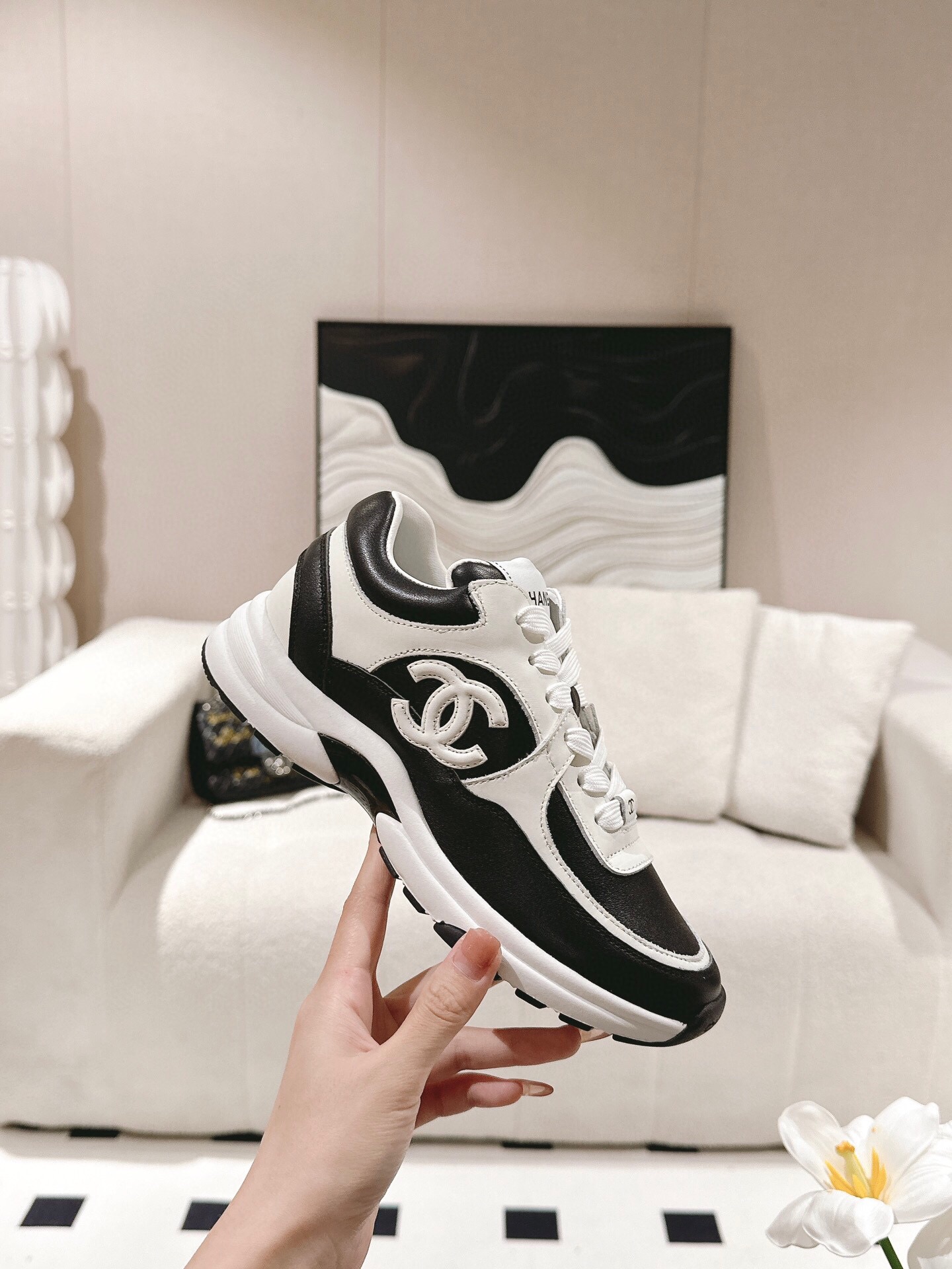 샤넬 2024 여성용 스니커즈 WA4860 DN