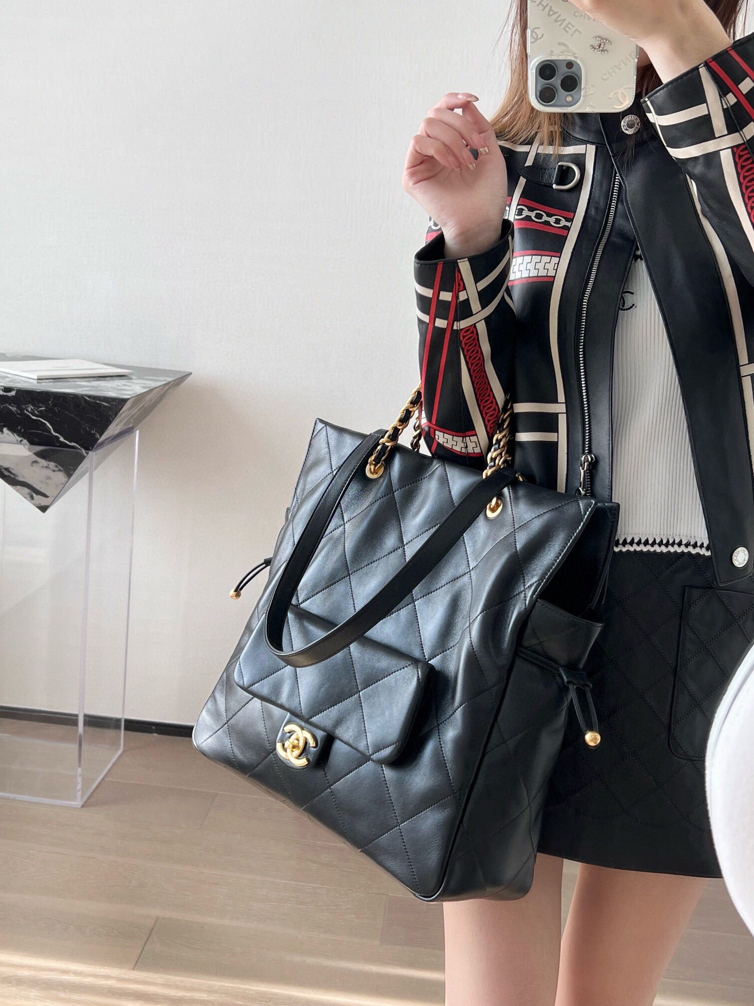 [홍콩명품.CHANEL] 샤넬 토트겸 체인 숄더백 XC