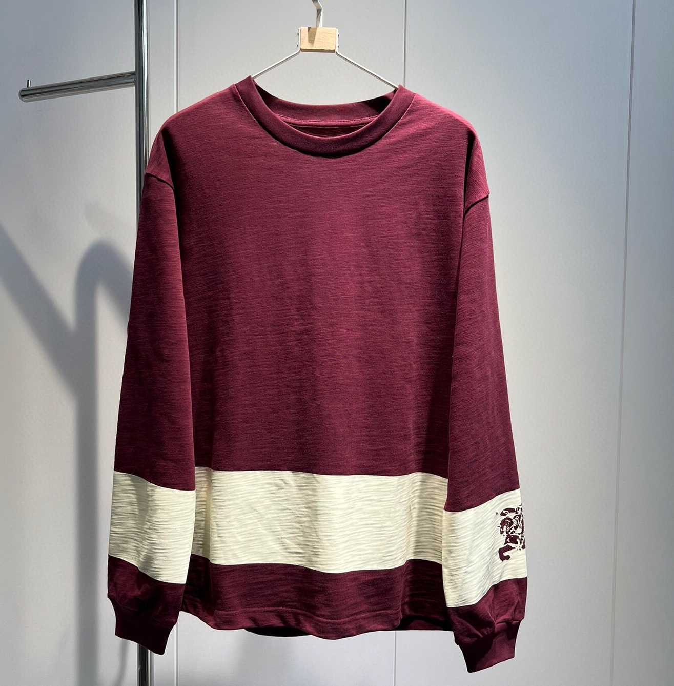 버버리 2025 남성용 긴팔티 BU1121 HD