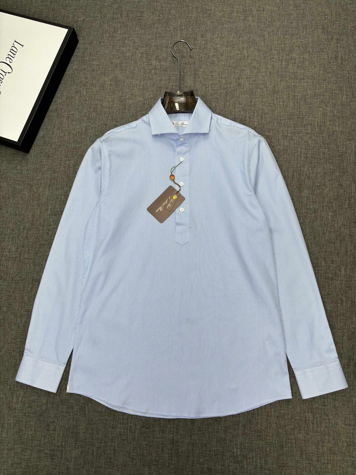 로로피아나 2025 남성용 셔츠 LP232 YB