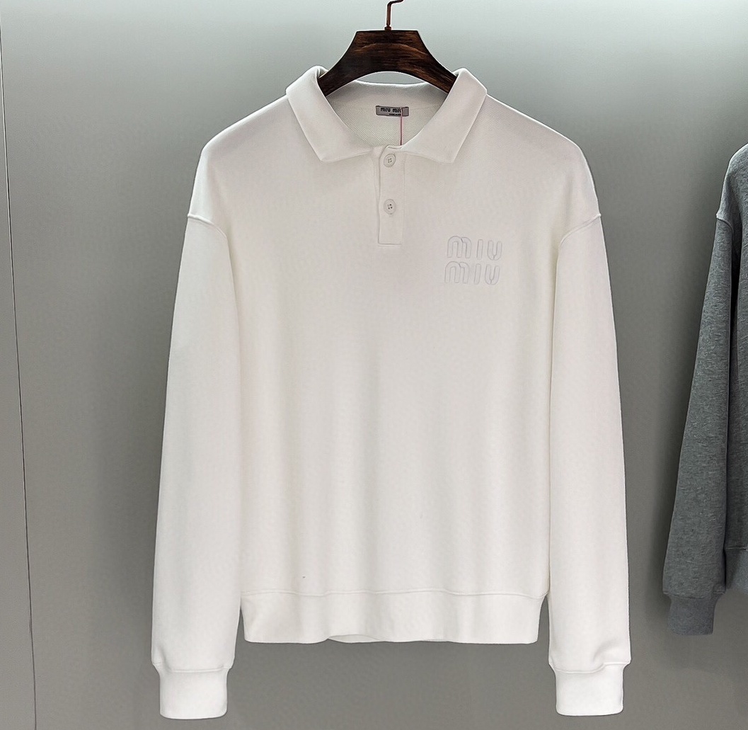 미우미우 2025 남성용 맨투맨 MM017 YB